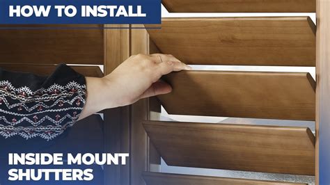 Looking at Inside Mounts for Shutters 